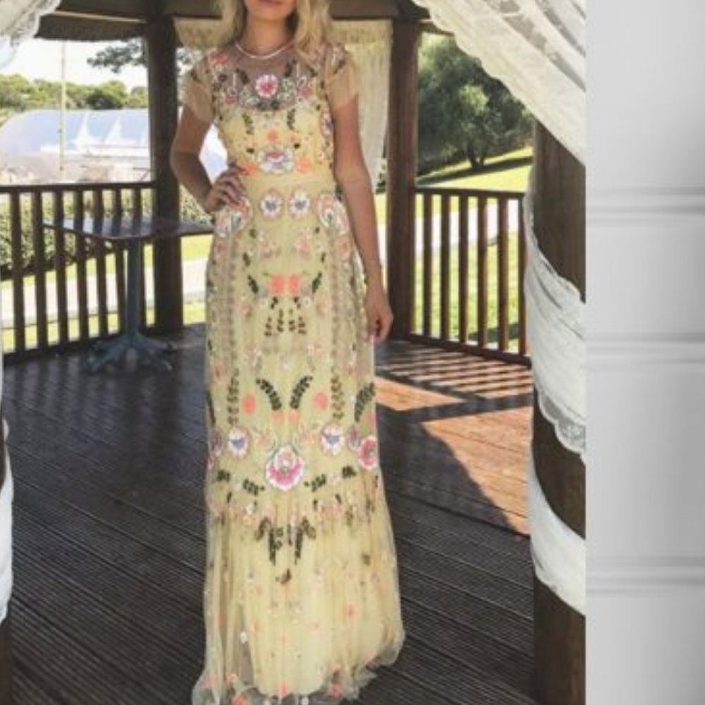 BHLDN Needle & Thread Dress size US 6 $750 - Picture 4 of 13